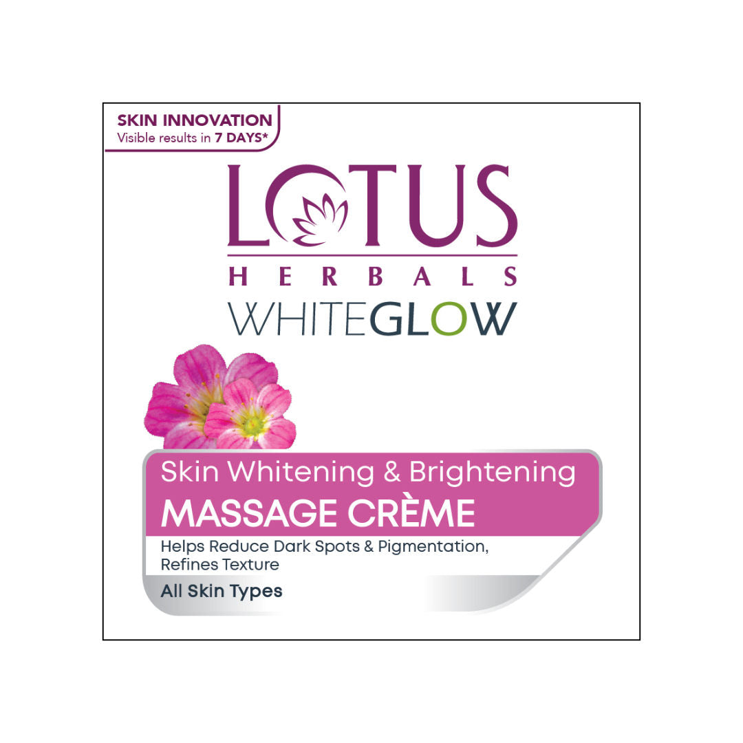 Lotus Herbals WhiteGlow Skin Whitening & Brightening Massage Cream