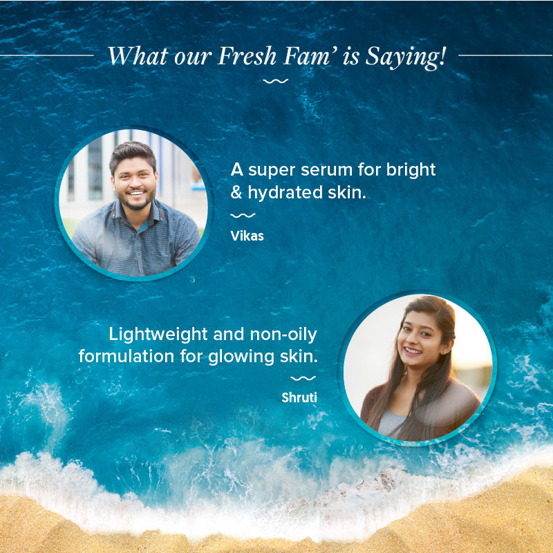 Aqualogica Glow+ Concentrate Face Serum with Vitamin C, Papaya & Hyaluronic Acid