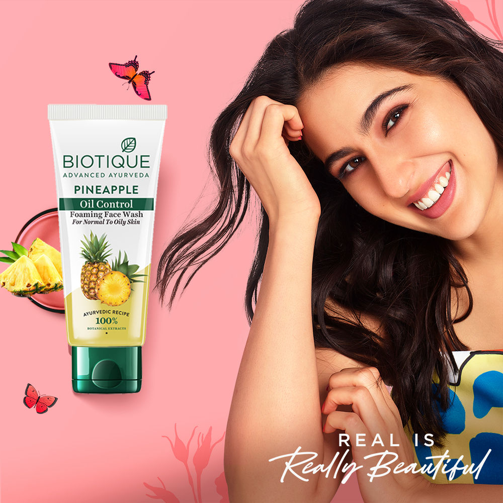 Biotique Bio Pineapple Oil Control Foaming Face Wash