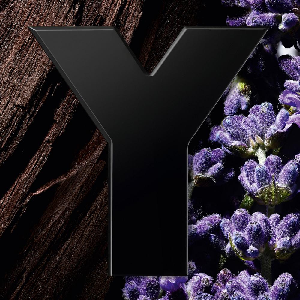 Yves Saint Laurent Y Le Parfum With Clean Geranium, Intense Lavender And Dark Cedar Wood Essence
