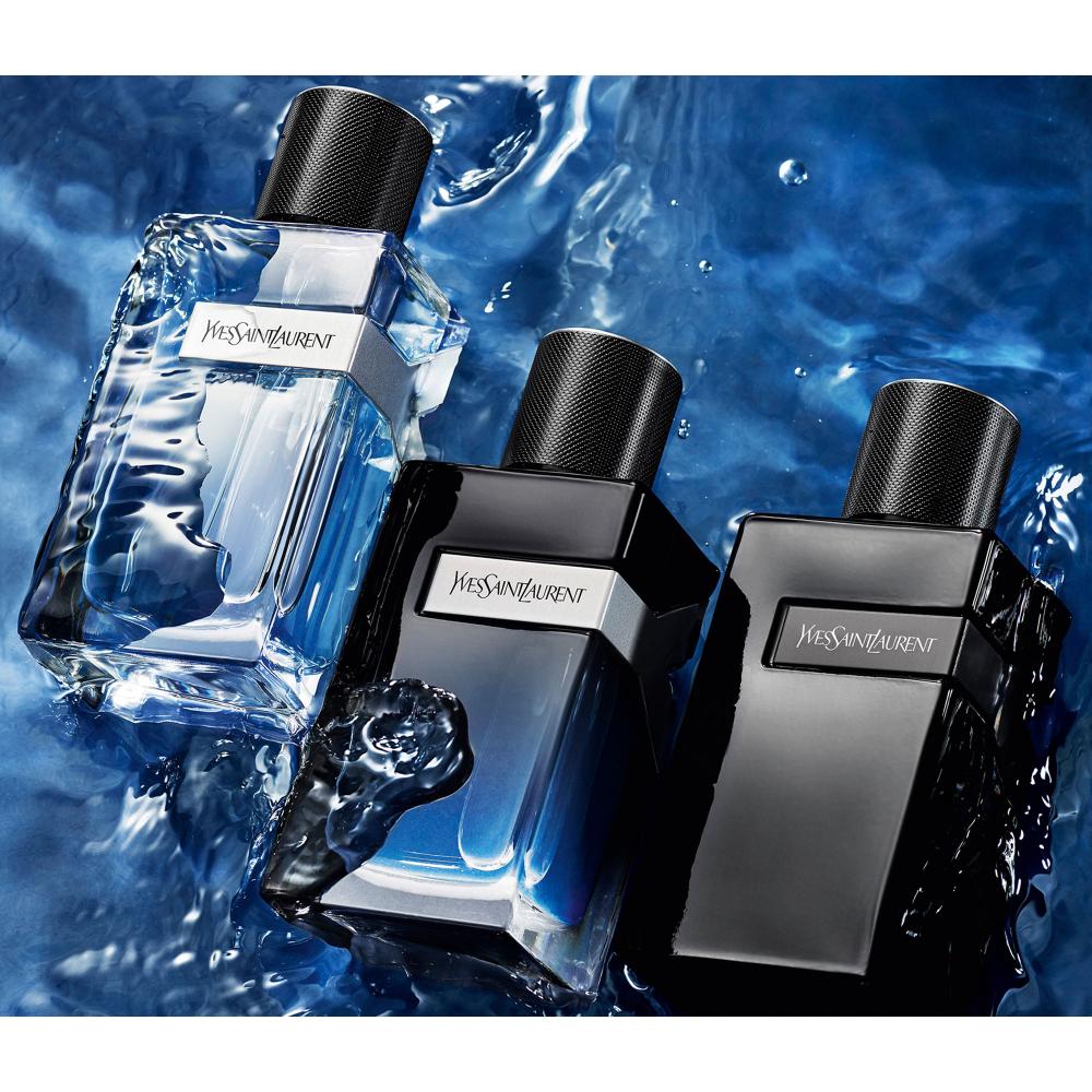 Yves Saint Laurent Y Le Parfum With Clean Geranium, Intense Lavender And Dark Cedar Wood Essence