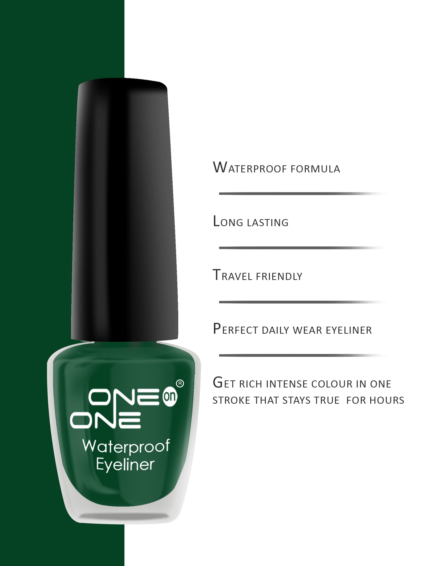 ONE on ONE 24 Hrs Long Lasting & Waterproof Eyeliner