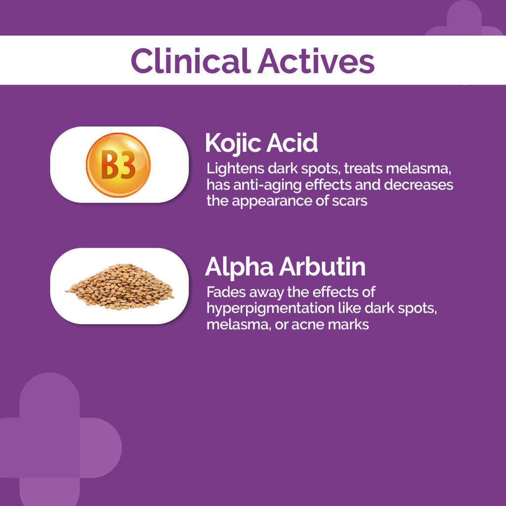 The Derma Co 1% Kojic Serum-Gel with Arbutin for Night Repair