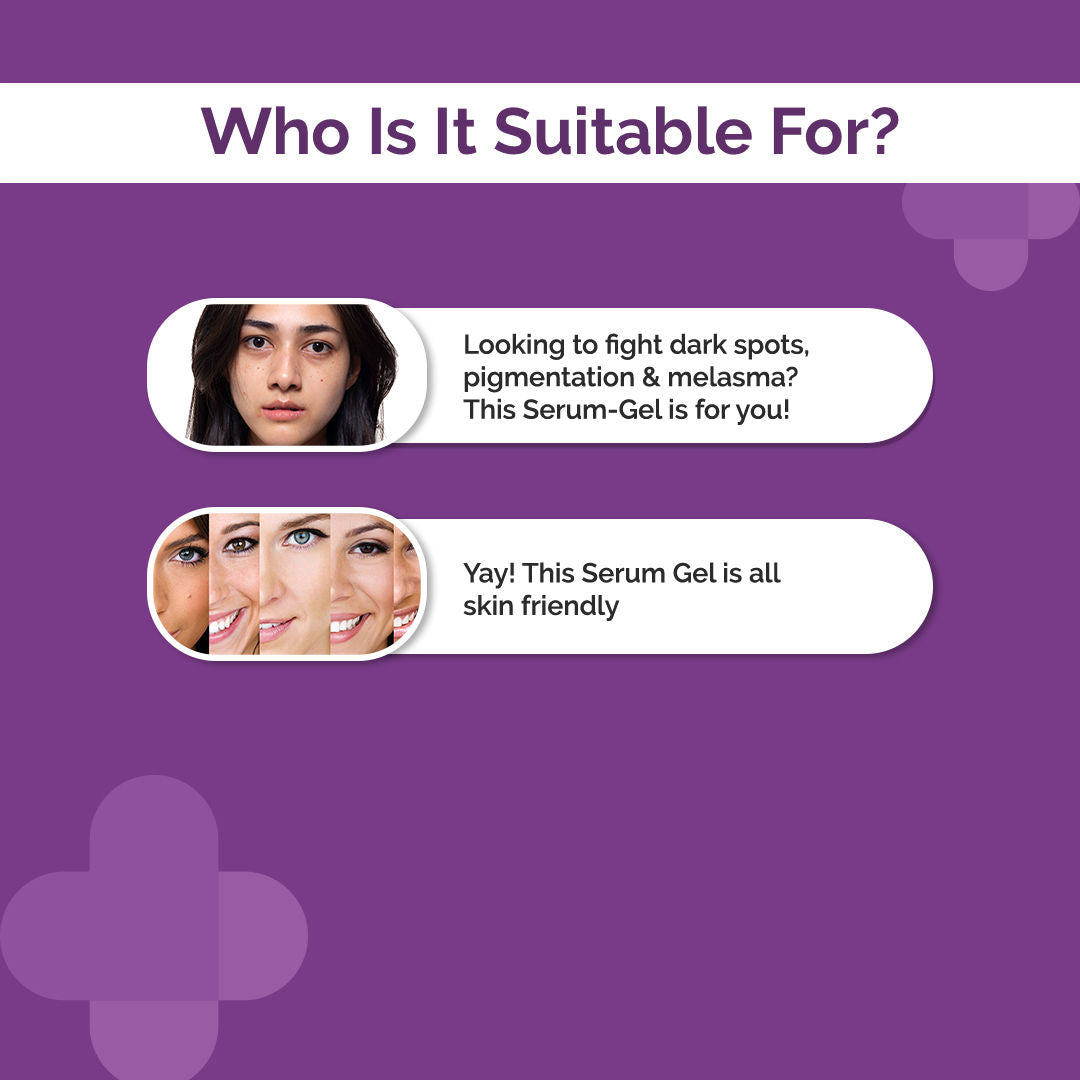 The Derma Co 1% Kojic Serum-Gel with Arbutin for Night Repair