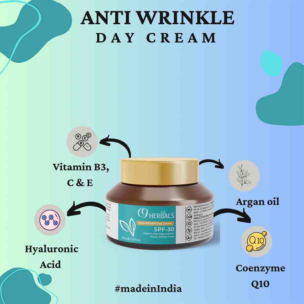 C9 Herbals Anti Wrinkle Day Cream SPF 30