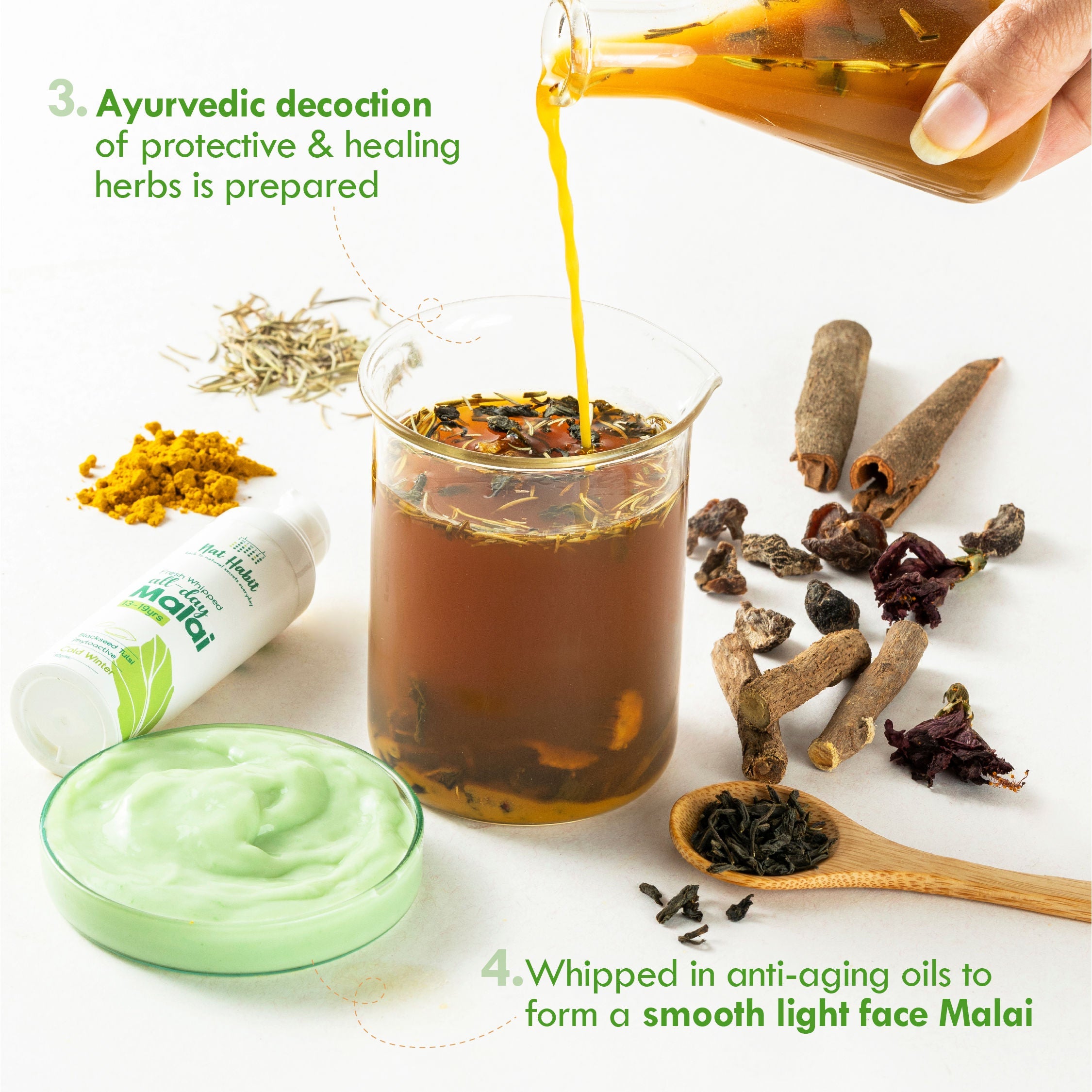 Nat Habit Blackseed Tulsi Face Moisturizer, Winter Face Cream With Vit A, Cold Cream For Oily Skin