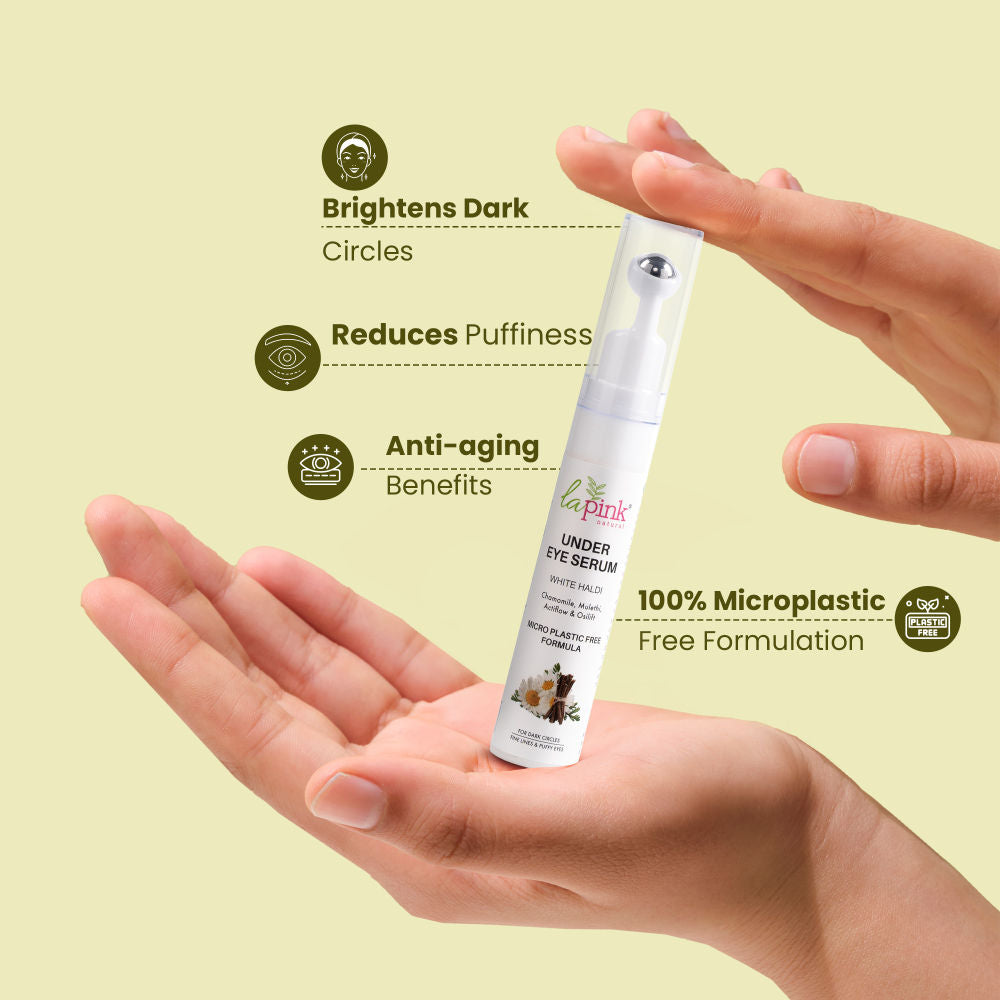 La Pink Young Forever Hydrating Under Eye Serum With Niacinamide For Dark Circles & Puffy Eyes