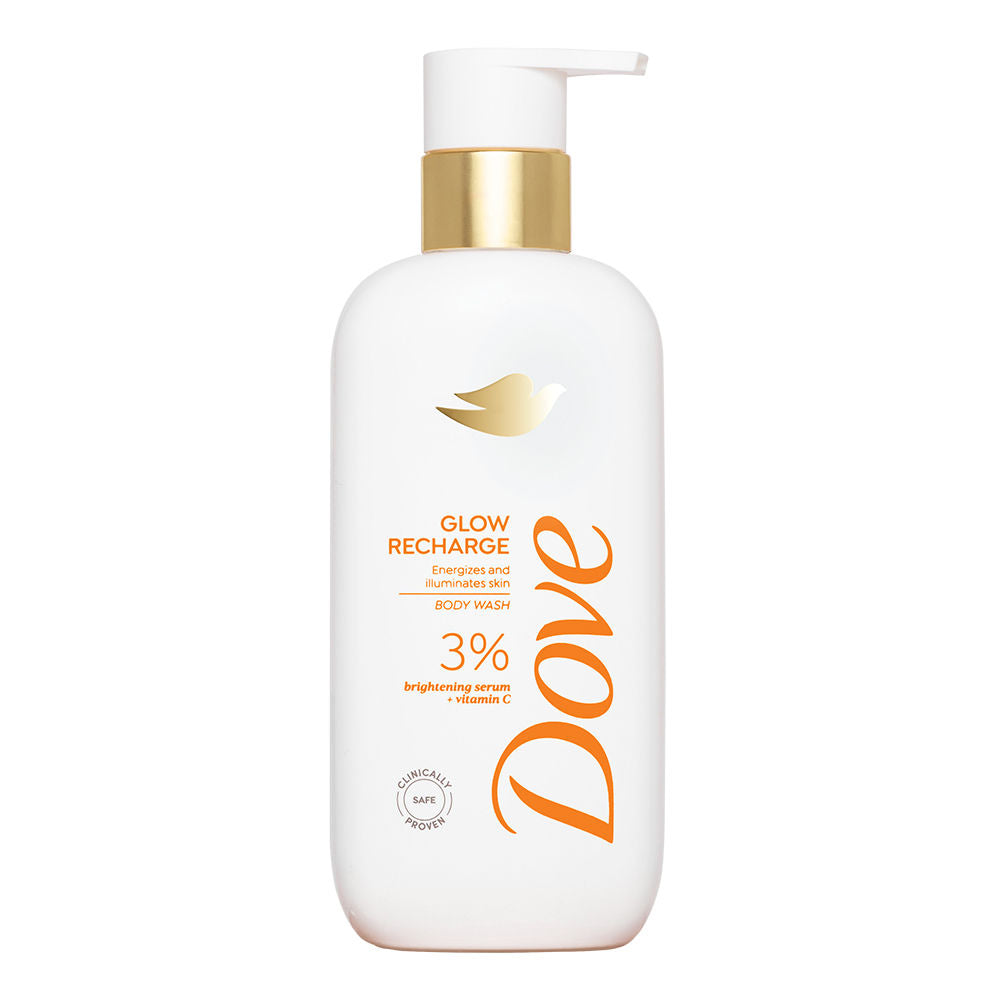 Dove Glow Recharge Exfoliating Serum Body Wash with 3% Brightening Serum + Vitamin C