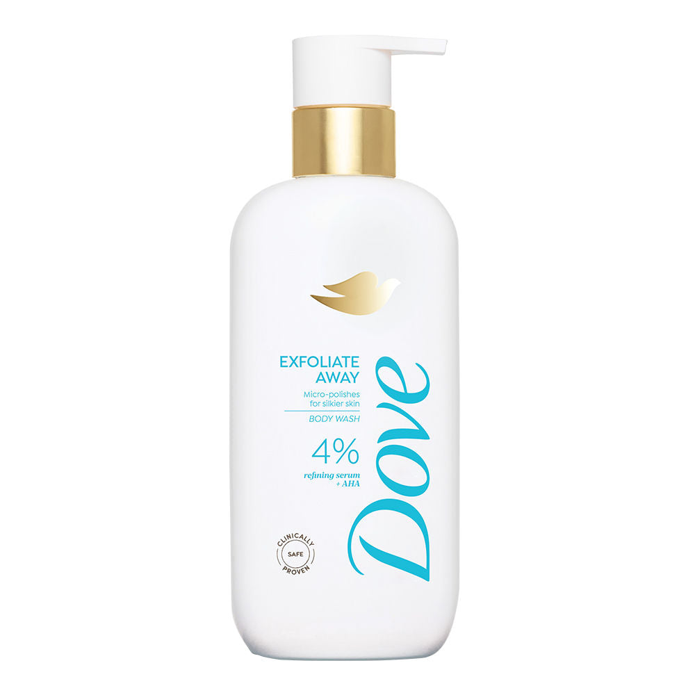 Dove Exfoliate Away Serum Body Wash with 4% Refining Serum + AHA