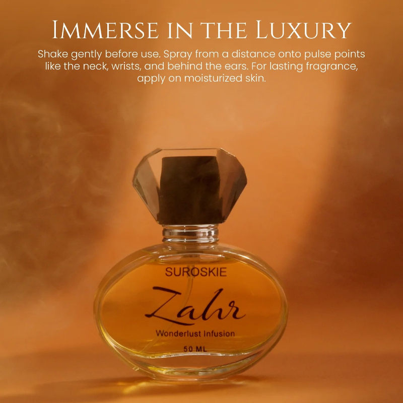 Suroskie Zahr Long Lasting Oud & Woody Perfume for Men & Women