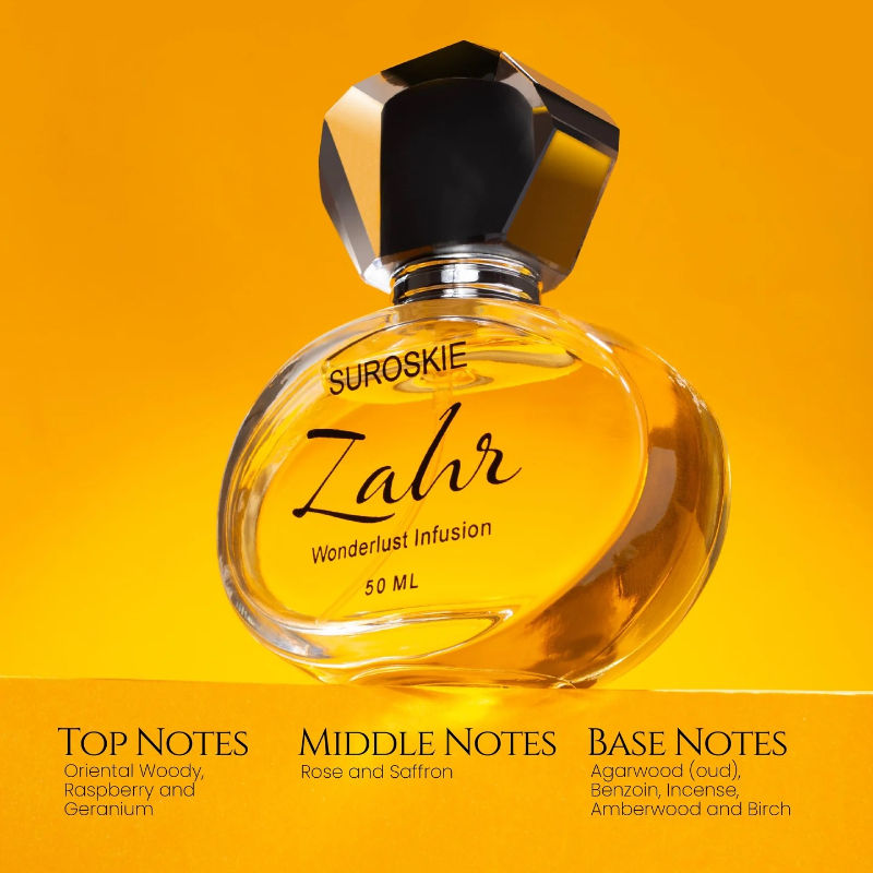 Suroskie Zahr Long Lasting Oud & Woody Perfume for Men & Women