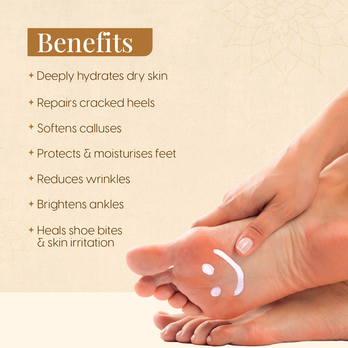 Matra Foot Cream for Cracked Heels & Dry Feet with Moisturising Silicone Cotton Socks Callus Repair
