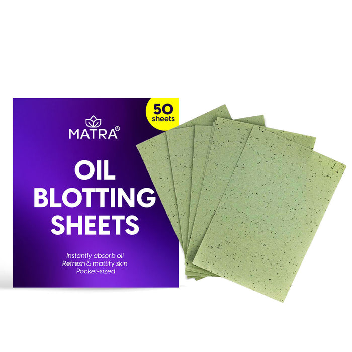 Matra Oil Control Blotting Sheets Paper Pocket Sized Remover Tissues
