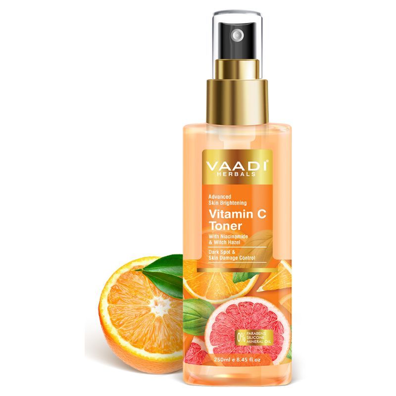 Vaadi Herbals Vitamin C Toner - Tighten Pores & Brightens Skin - Alcohol Free