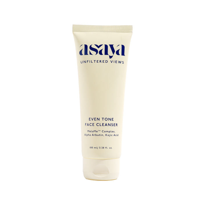 Asaya Dark Spot Even Tone Face Wash for Men & Women with MelaMe Complex, Kojic Acid & Alpha Arbutin