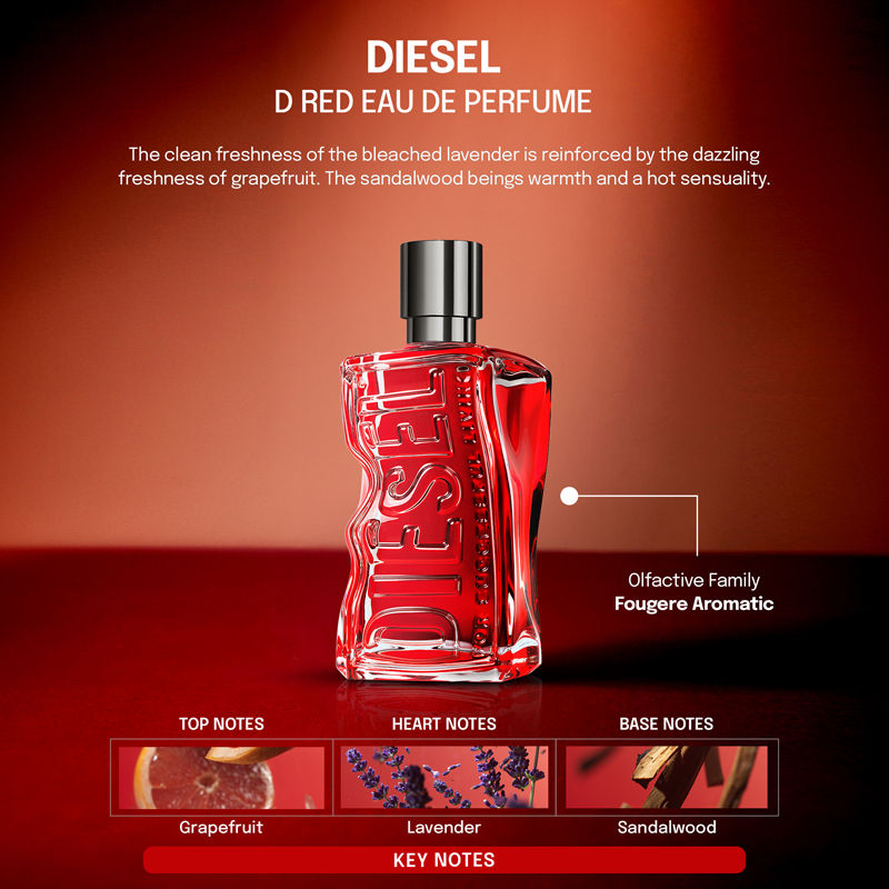 Diesel D Red Eau De Parfum For Him