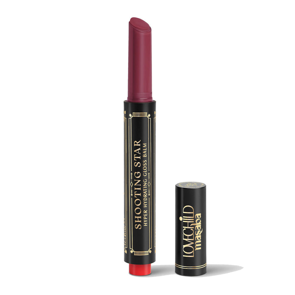 LoveChild Masaba Shooting Star Hyper Hydrating Gloss Balm, Enriched with Peptides, Shea Butter & Jojoba Oil
