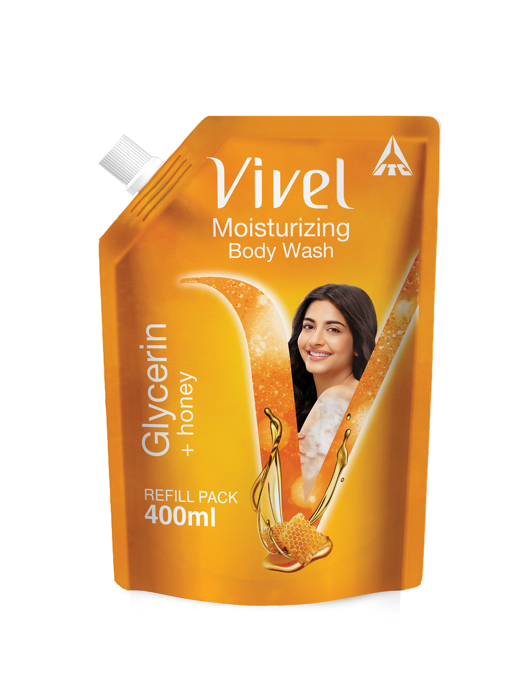 Vivel Moisturizing Bodywash Glycerin + Honey Refill Pack