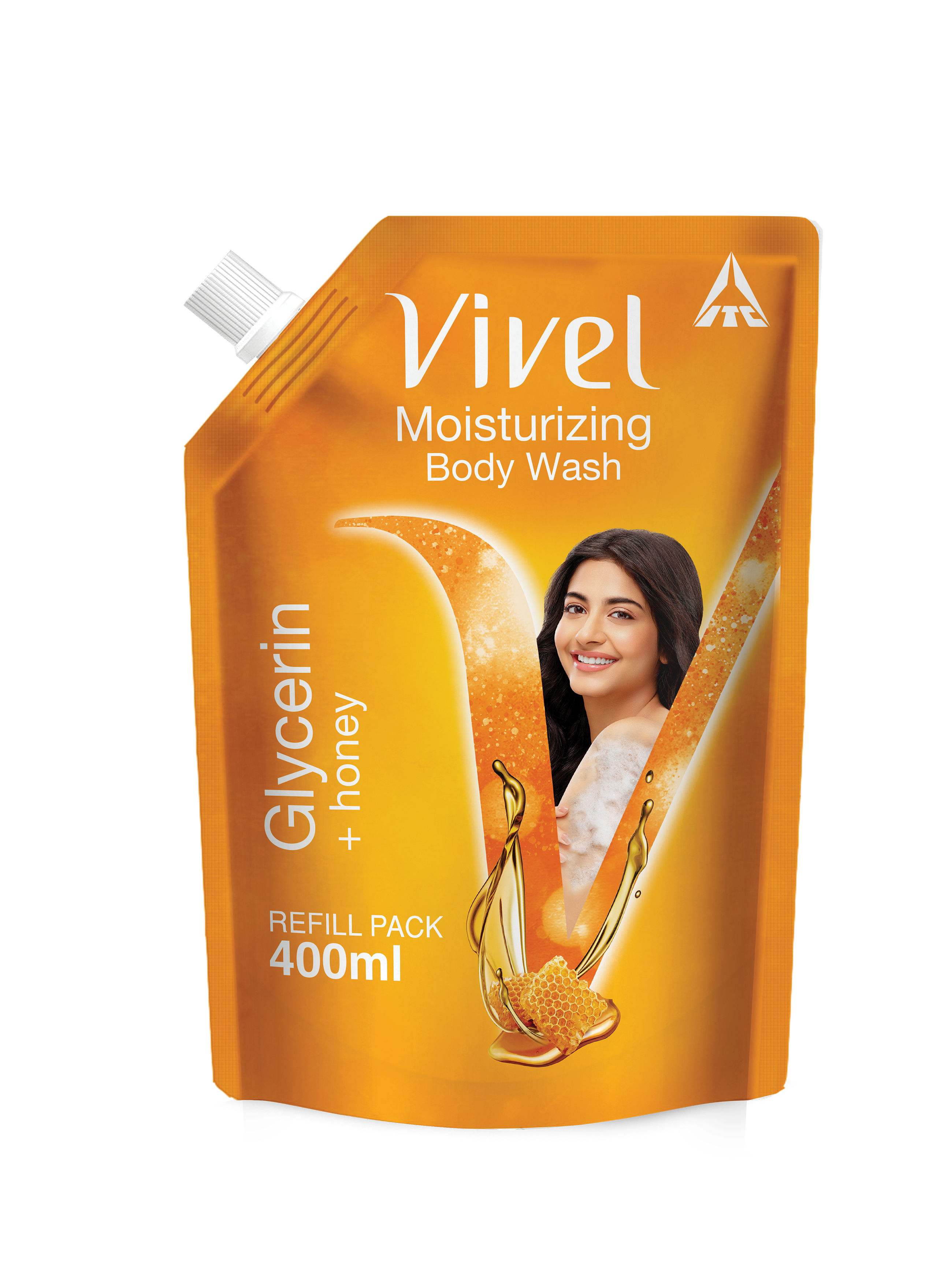 Vivel Moisturizing Bodywash Glycerin + Honey Refill Pack