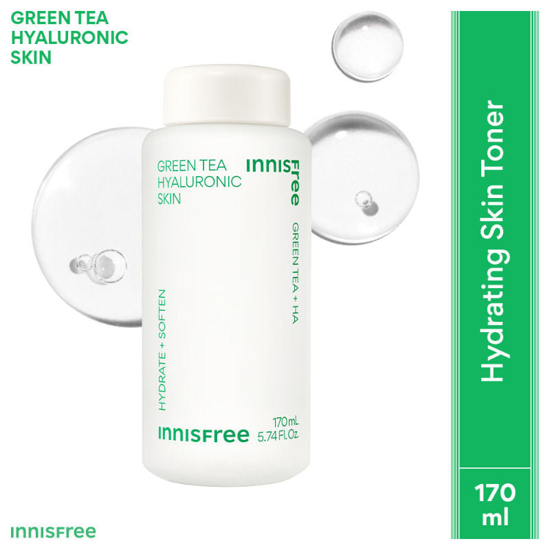 Innisfree Green Tea Hyaluronic Toner - Hydrating & Refreshing Skin