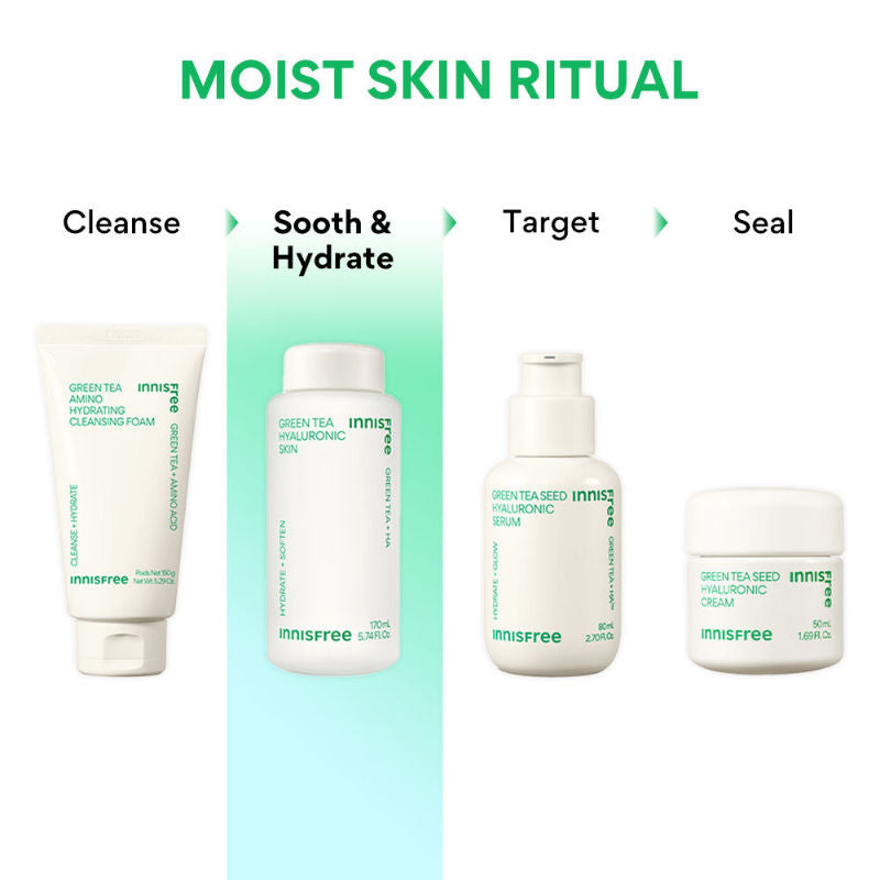 Innisfree Green Tea Hyaluronic Toner - Hydrating & Refreshing Skin