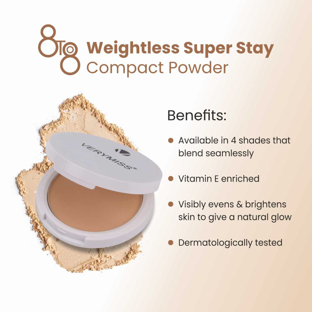 VERYMISS 8 To 8 Weightless Super Stay Compact Powder