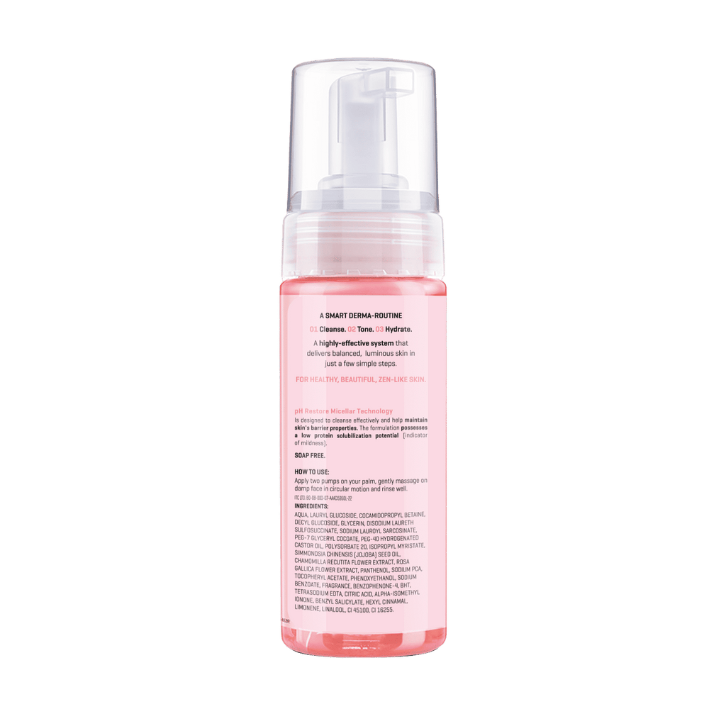 Dermafique Ph Restore Cleansing Mousse, Foaming Face Wash, Restores And Repairs Skin Barrier