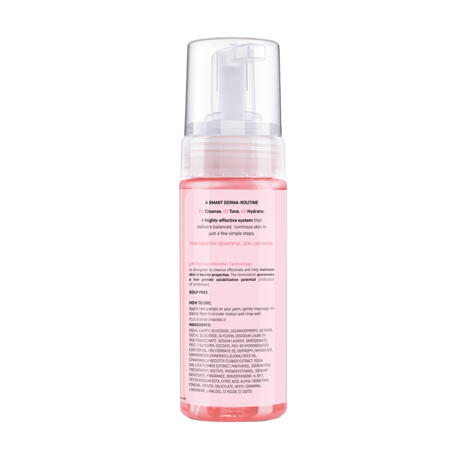Dermafique Ph Restore Cleansing Mousse, Foaming Face Wash, Restores And Repairs Skin Barrier