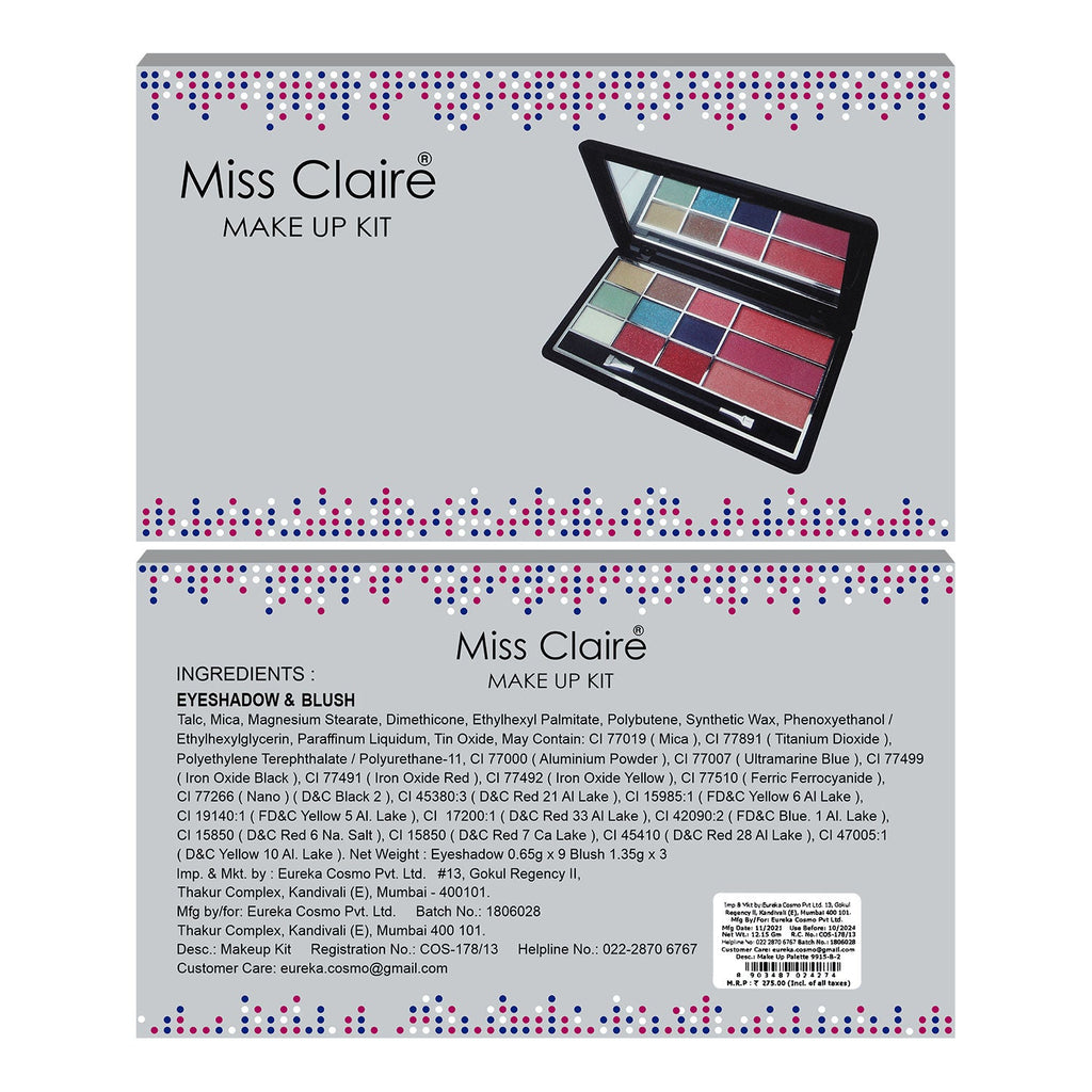 Miss Claire Make Up Palette - 9915 B-2