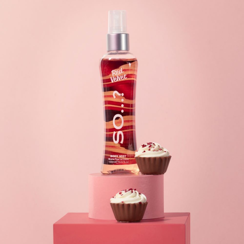 SO... Fragrance Red Velvet Body Mist Fragrance Spray For Her