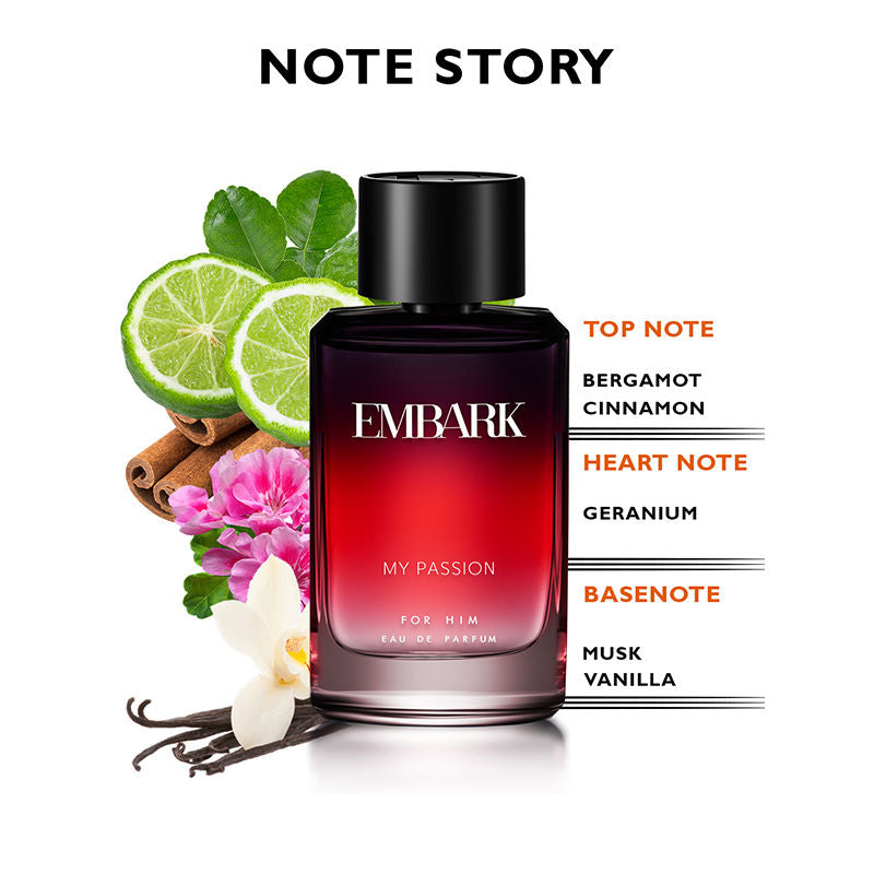 Embark My Passion For Him -Eau De Parfum Natural Spray
