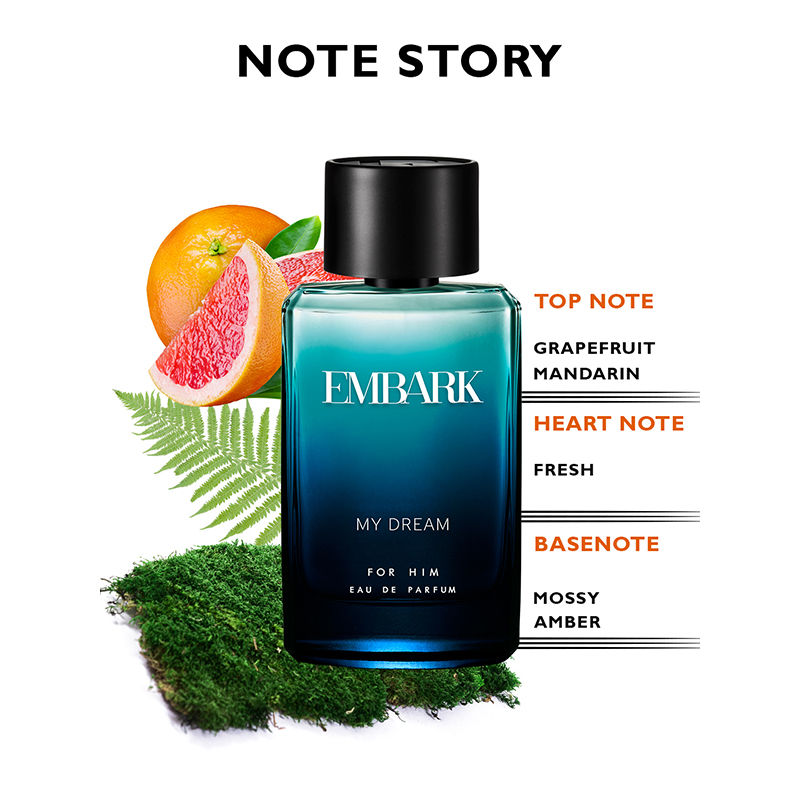 Embark My Dream For Him-Eau De Parfum Fragrance Mist, Perfume For Men