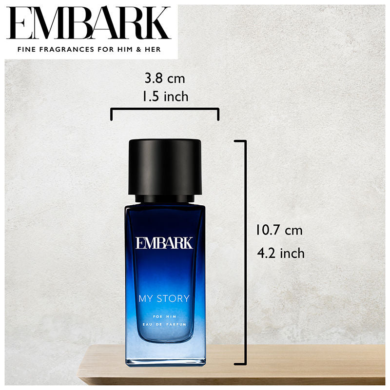 Embark My Story For Him-Eau De Parfum Fragrance Mist, Perfume For Men