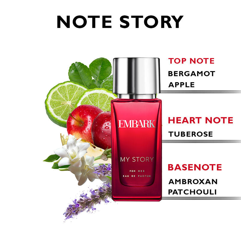Embark My Story For Her- Eau De Parfum Fragrance Mist, Perfume For Women