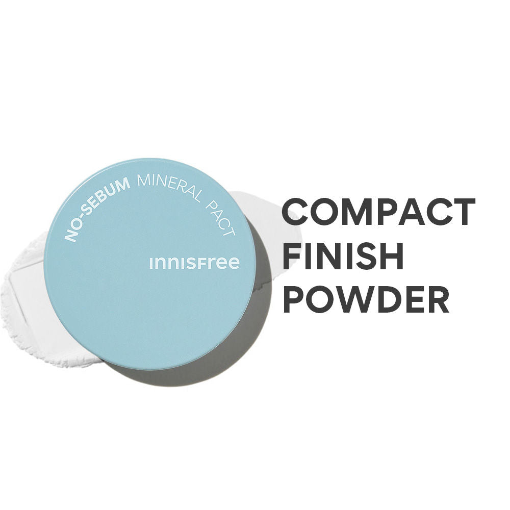Innisfree No Sebum Mineral Pact For Oil Control & Skin Tone Correction