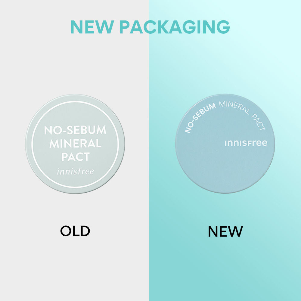 Innisfree No Sebum Mineral Pact For Oil Control & Skin Tone Correction