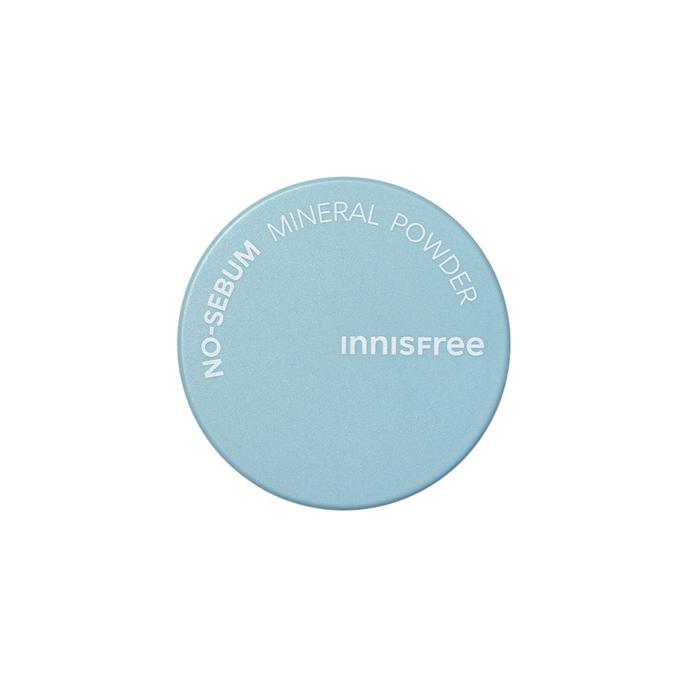 Innisfree No Sebum Mineral Powder For Oil Control, Makeup Fixer & Reduces Hair Greasiness