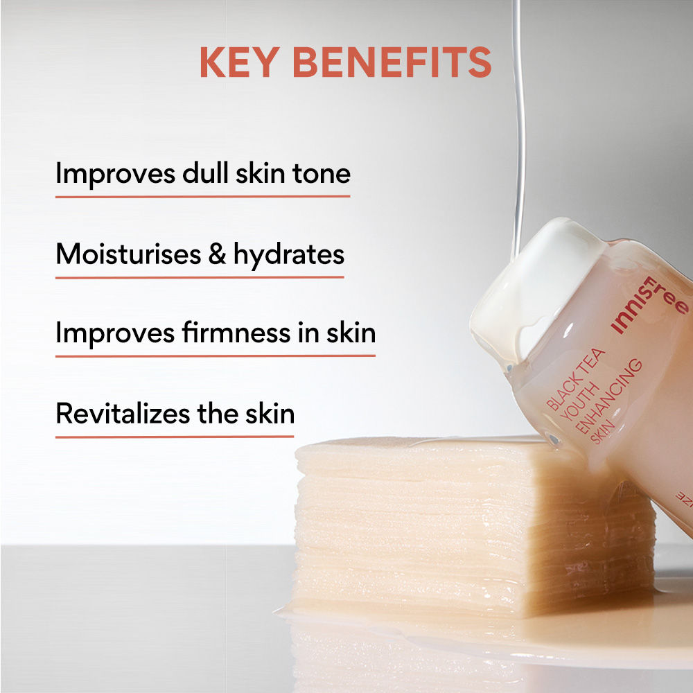Innisfree Black Tea Youth Toner - Anti-Aging & Hydrating Formula