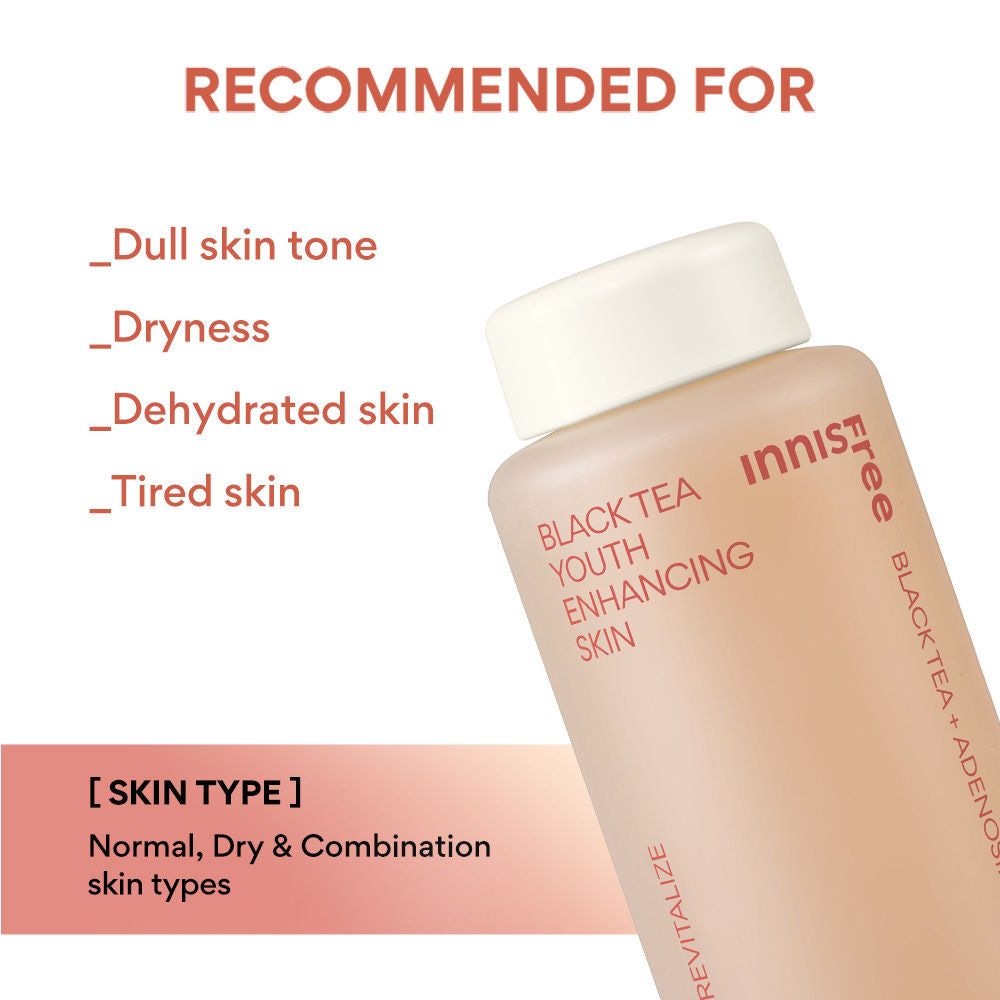Innisfree Black Tea Youth Toner - Anti-Aging & Hydrating Formula