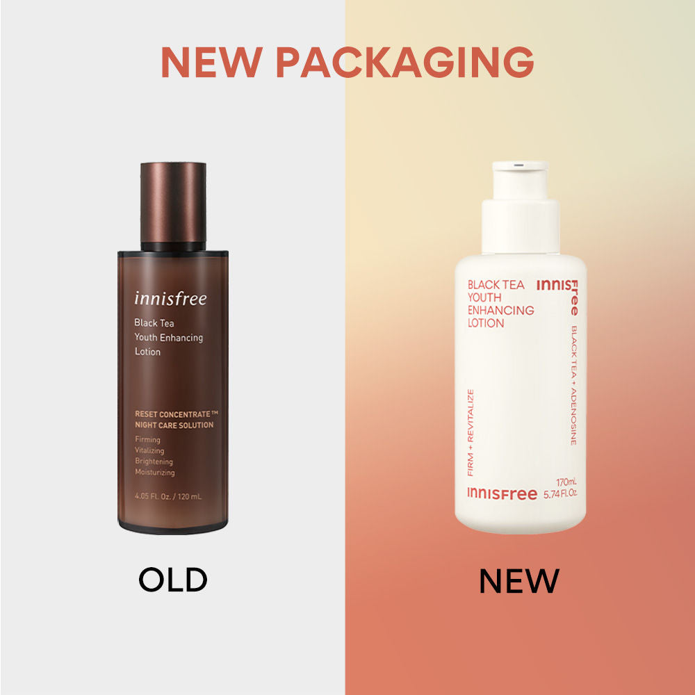 Innisfree Black Tea Youth Enhancing Lotion - Firms & Revitalizes Skin