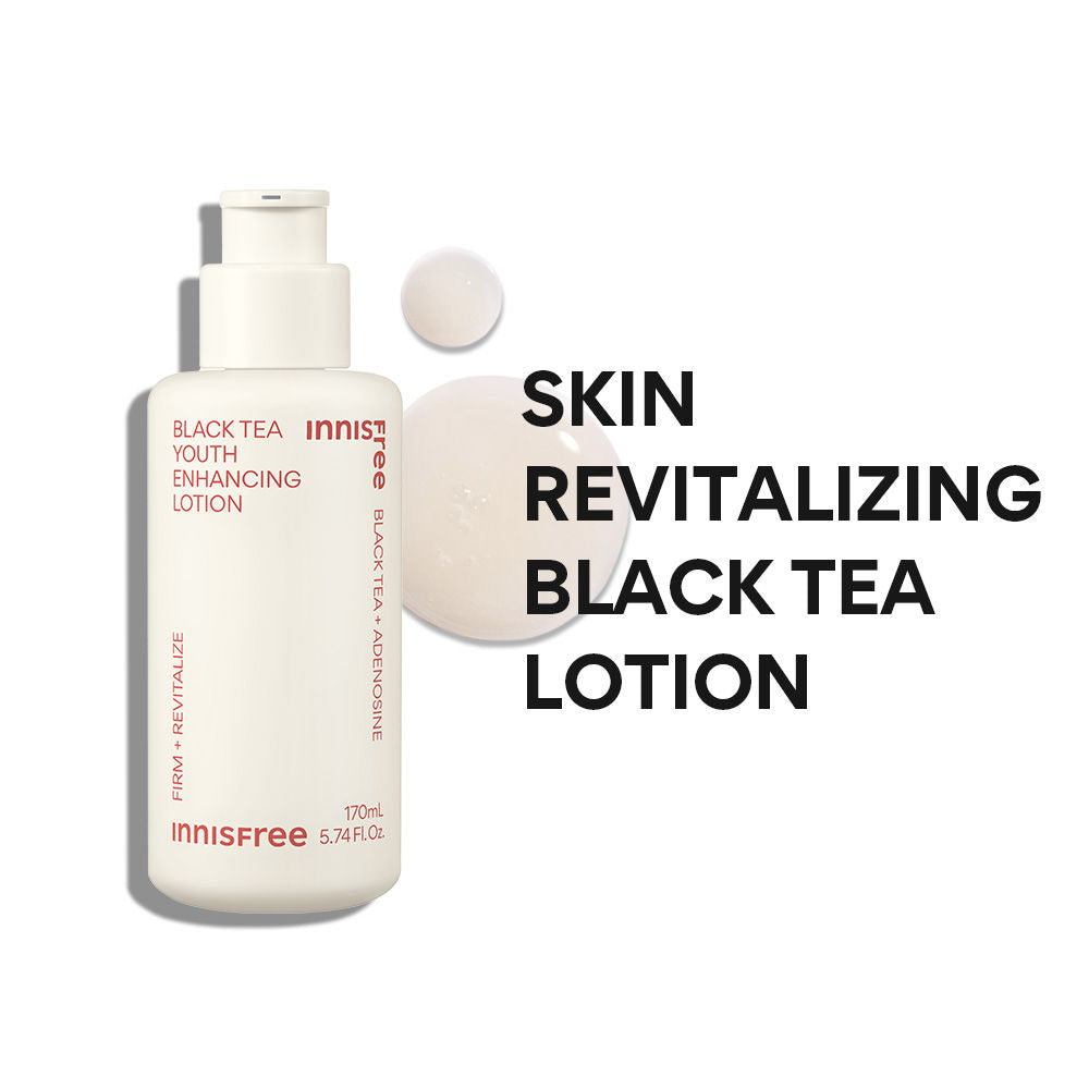 Innisfree Black Tea Youth Enhancing Lotion - Firms & Revitalizes Skin