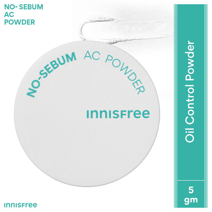 Innisfree No Sebum AC Powder With Matte Finish - Controls Excess Sebum