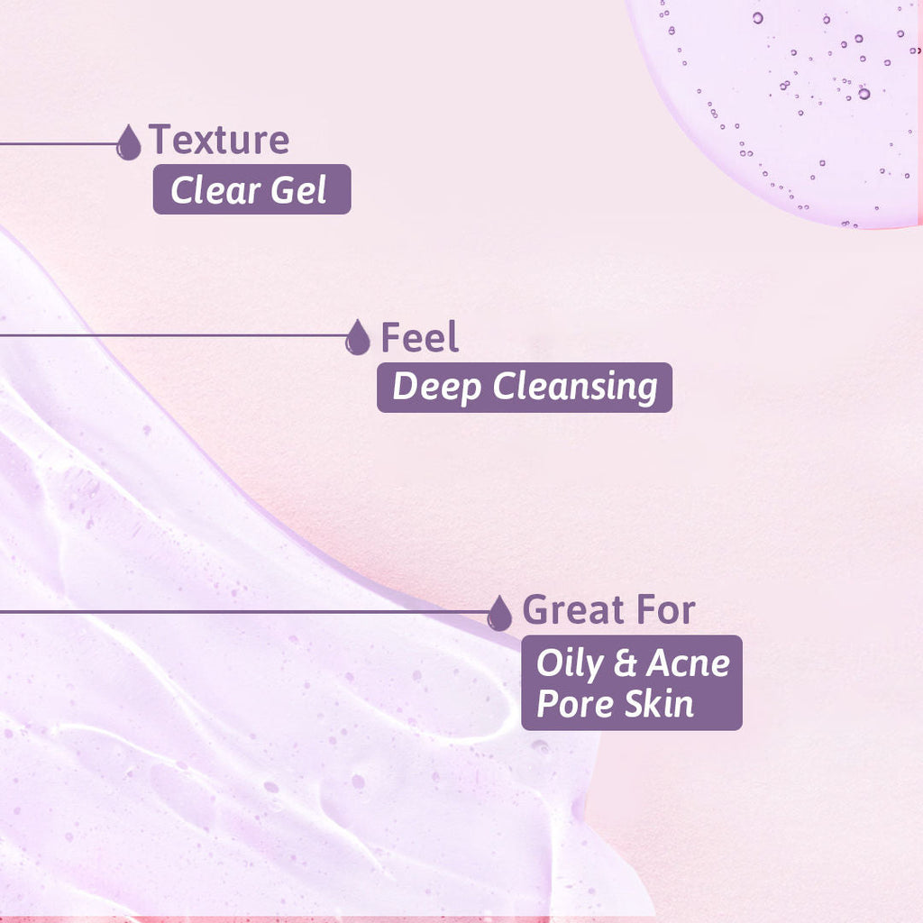 Glamveda Glycolic Acid & Salicylic Acid Anti Acne & Pore Care Face Wash