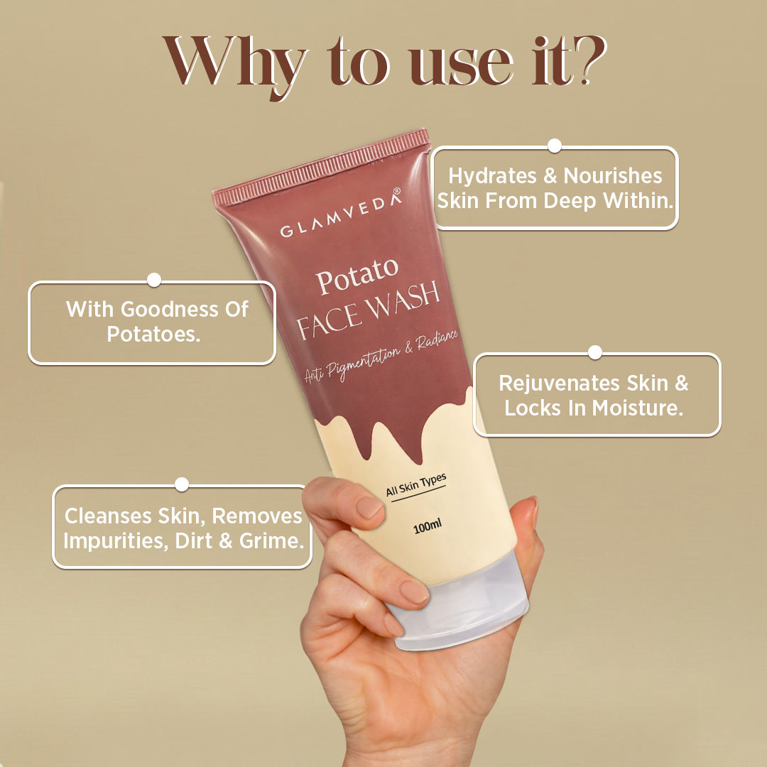 Glamveda Potato Anti Pigmentation & Radiance Face Wash