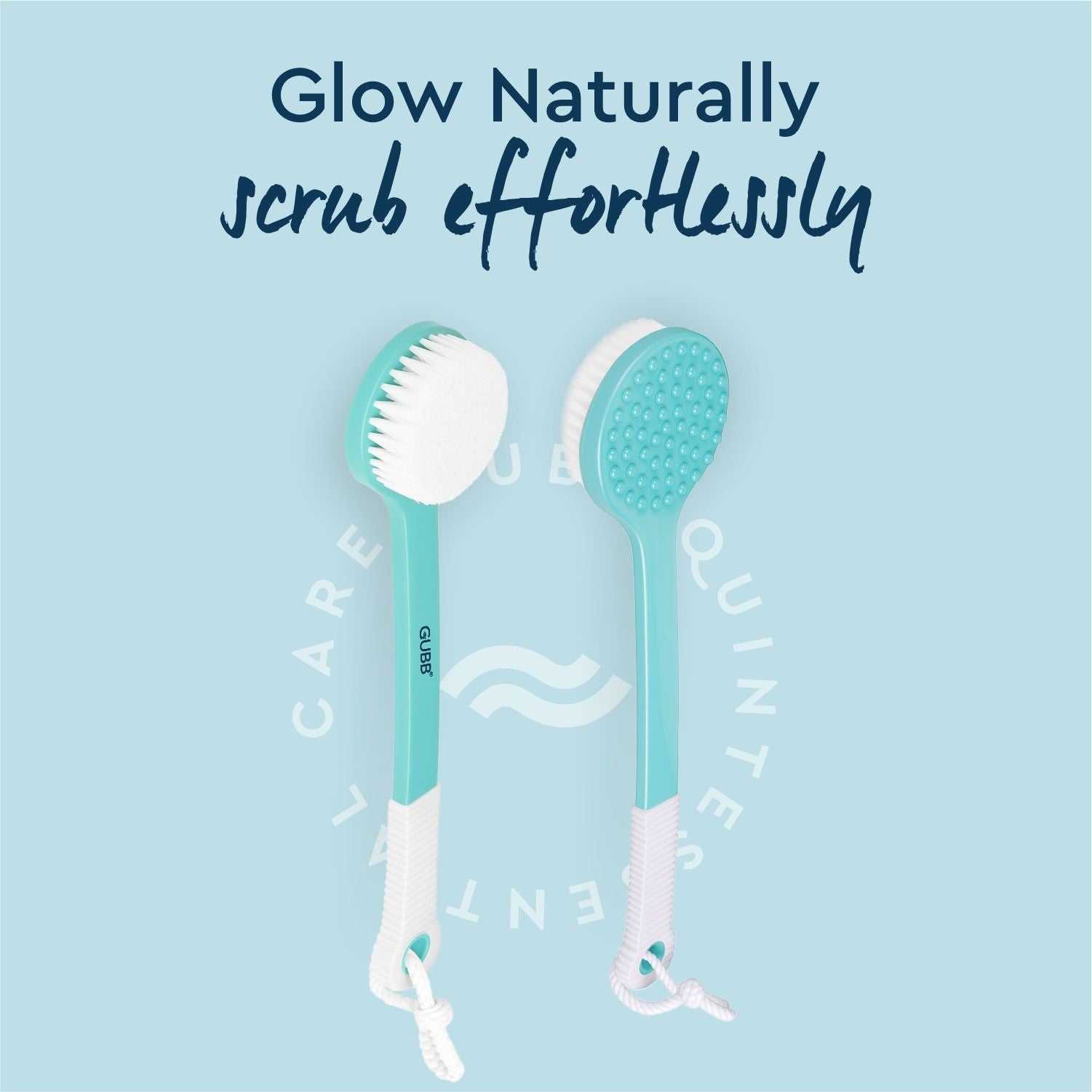 GUBB Body Scrub Bath Brush With Long Handle