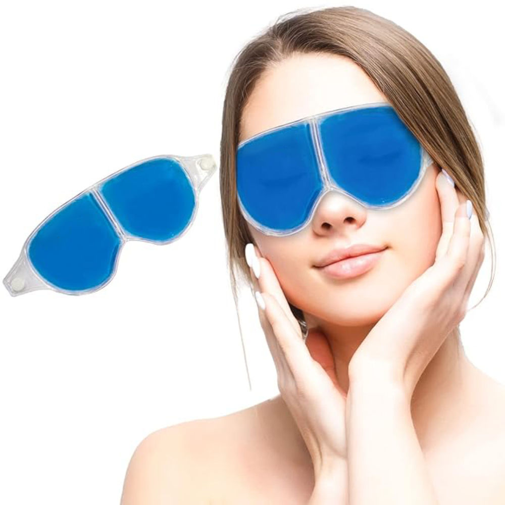 Bronson Professional Stretchable Eye Mask With Cooling Gel For Dark Circles Dry Eyes & Redness