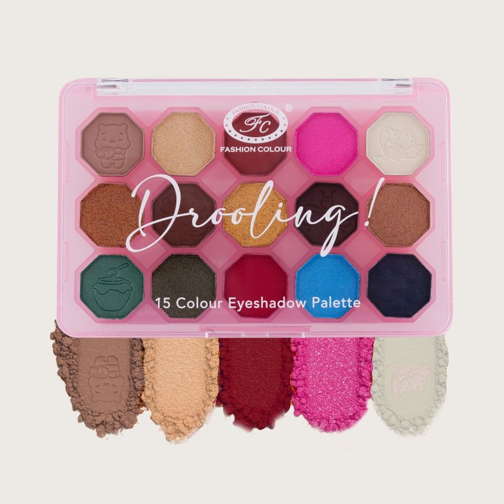 FASHION COLOUR Drooling 15 Colour Eyeshadow Palette
