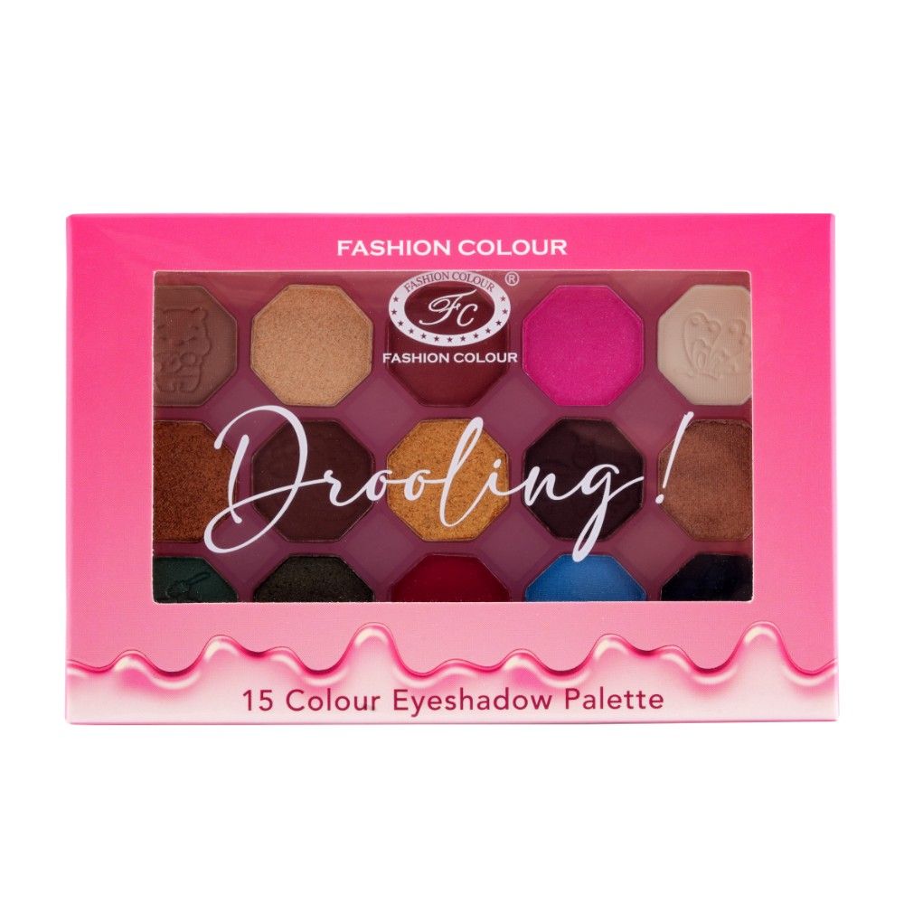 FASHION COLOUR Drooling 15 Colour Eyeshadow Palette