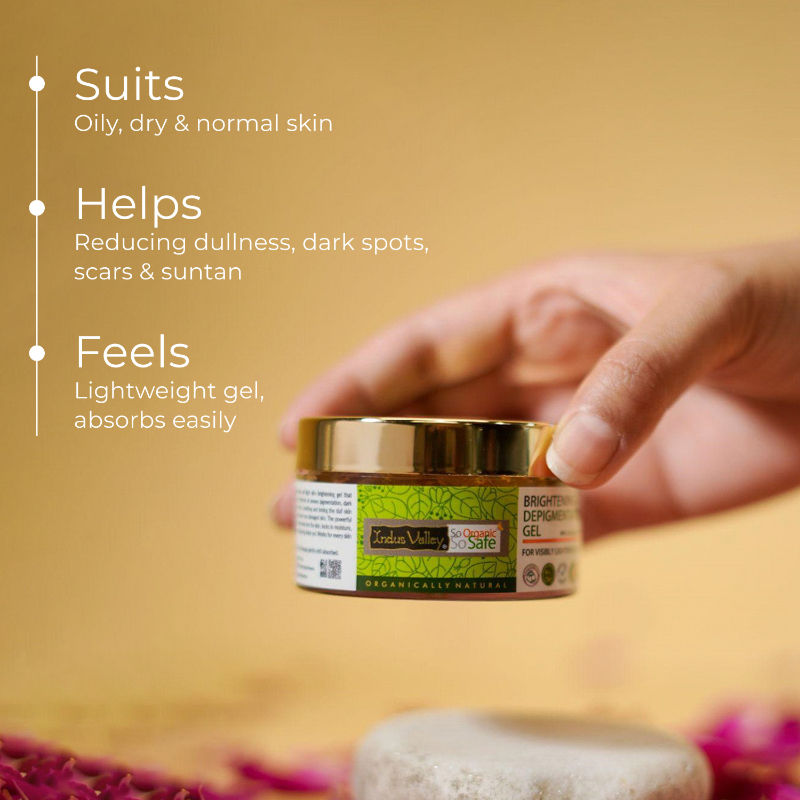 Indus Valley Yogurt & Honey Depigmentation Gel, Skin Brightening & Lightening