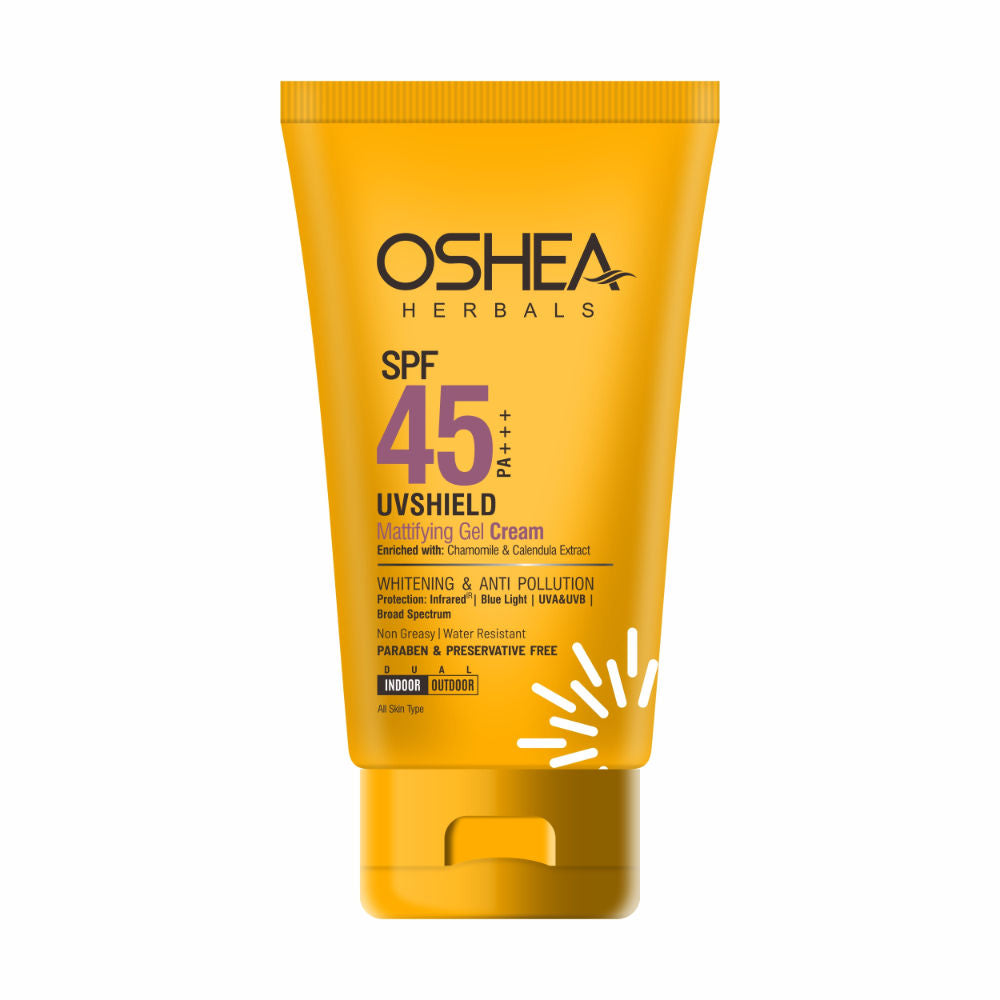 Oshea Herbals UV Shield SPF 45 Mattifying Cream PA+++ Whitening / Anti Pollution